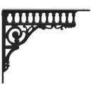 vidaXL Fal polc tartók 12 db Fekete 27.5 x 23 x 4 cm Acél