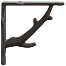 vidaXL Fali polckonzolok 12 db Antik Barna 21.5 x 21.5 x 3.5 cm Acél