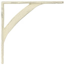 vidaXL Fal polc tartók 12 db Antik fehér 14,5 x 14,5 x 3,5 cm Acél