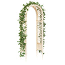vidaXL Rózsás Ív Tüskékkel Fehér 97 x 43 x 218 cm PP