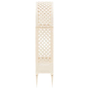 vidaXL Rózsás Ív Tüskékkel Fehér 97 x 43 x 218 cm PP