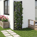 vidaXL Trellis tüskével Antracitszürke 43 x 6 x 165 cm PP