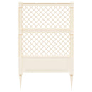 vidaXL Trellis tüskével Fehér 99 x 6 x 165 cm PP