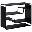 vidaXL Tálalószekrény Fekete Tölgy 98 x 37,5 x 75,5 cm Szerelt Fa