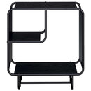 vidaXL Tálalószekrény Fekete Tölgy 60 x 37.5 x 64.5 cm Szerelt Fa