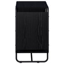 vidaXL Tálalószekrény Fekete Tölgy 60 x 37.5 x 64.5 cm Szerelt Fa