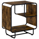 vidaXL Tálalószekrény Füstös Tölgy 60 x 37.5 x 64.5 cm Szerelt Fa