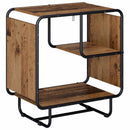 vidaXL Tálalószekrény Antik Fa 60 x 37.5 x 64.5 cm Szerelt Fa