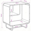 vidaXL Tálalószekrény Antik Fa 60 x 37.5 x 64.5 cm Szerelt Fa