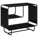 vidaXL Tálalószekrény Fekete Tölgy 80 x 37,5 x 64,5 cm Szerelt Fa