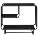 vidaXL Tálalószekrény Fekete Tölgy 80 x 37,5 x 64,5 cm Szerelt Fa