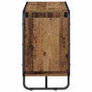 vidaXL Tálalószekrény Antik Fa 80 x 37,5 x 64,5 cm Szerelt Fa