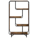 vidaXL Magas komód Füstös Tölgy 80 x 37,5 x 144 cm Szerelt Fa