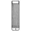 vidaXL Magas komód Szürke Sonoma 80 x 37,5 x 144 cm Szerelt Fa