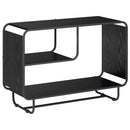 vidaXL Tálalószekrény Fekete Tölgy 93.5 x 37.5 x 64.5 cm Szerelt Fa