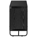 vidaXL Tálalószekrény Fekete Tölgy 93.5 x 37.5 x 64.5 cm Szerelt Fa
