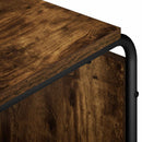 vidaXL Tálalószekrény Füstös Tölgy 93.5 x 37.5 x 64.5 cm Szerelt Fa
