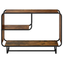 vidaXL Tálalószekrény Füstös Tölgy 93.5 x 37.5 x 64.5 cm Szerelt Fa