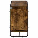 vidaXL Tálalószekrény Füstös Tölgy 93.5 x 37.5 x 64.5 cm Szerelt Fa