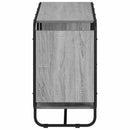 vidaXL Tálalószekrény Szürke Sonoma 93.5 x 37.5 x 64.5 cm Szerelt Fa