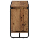vidaXL Tálalószekrény Antik Fa 93.5 x 37.5 x 64.5 cm Szerelt Fa