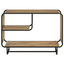 vidaXL Tálalószekrény Kézműves Tölgy 93.5 x 37.5 x 64.5 cm Szerelt Fa