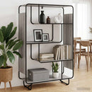 vidaXL Magas komód Szürke Sonoma 93.5 x 37.5 x 144 cm Szerelt Fa