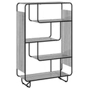 vidaXL Magas komód Szürke Sonoma 93.5 x 37.5 x 144 cm Szerelt Fa