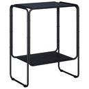 vidaXL Tálalószekrény Fekete Tölgy 60 x 38 x 75 cm Szerelt fa