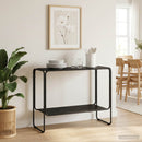 vidaXL Tálalószekrény Fekete Tölgy 93.5 x 38 x 75 cm Szerelt fa