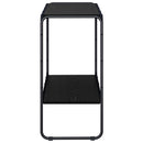 vidaXL Tálalószekrény Fekete Tölgy 93.5 x 38 x 75 cm Szerelt fa