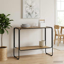 vidaXL Tálalószekrény Kézműves Tölgy 93.5 x 38 x 75 cm Szerelt fa