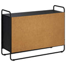vidaXL Tálalószekrény Fekete Tölgy 102 x 35 x 75 cm Bútorlap