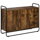 vidaXL Tálalószekrény Füstös Tölgy 102 x 35 x 75 cm Bútorlap