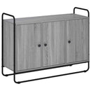 vidaXL Tálalószekrény Szürke Sonoma 102 x 35 x 75 cm Bútorlap