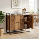vidaXL Tálalószekrény Antik Fa 102 x 35 x 75 cm Bútorlap
