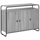 vidaXL Tálalószekrény Szürke Sonoma 102 x 35 x 75 cm Szerelt Fa