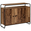 vidaXL Tálalószekrény Antik Fa 102 x 35 x 75 cm Szerelt Fa