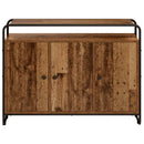 vidaXL Tálalószekrény Antik Fa 102 x 35 x 75 cm Szerelt Fa