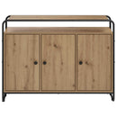 vidaXL Tálalószekrény Kézműves Tölgy 102 x 35 x 75 cm Szerelt Fa
