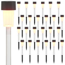 vidaXL Kültéri napelemes lámpák talppal 24 pcs Meleg fehér 29,5 cm