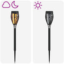 vidaXL Kültéri napelemes lámpák talppal 6 pcs Meleg fehér 47,5 cm ABS