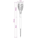 vidaXL Kültéri napelemes lámpák talppal 6 pcs Meleg fehér 47,5 cm ABS