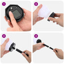 vidaXL Kültéri napelemes lámpák talppal 4 pcs Meleg fehér 38,5 cm ABS