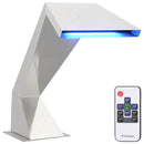 vidaXL RGB LED-es medence vízesés Rozsdamentes Acél 63,5 x 29 x 51 cm