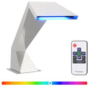 vidaXL RGB LED-es medence vízesés Rozsdamentes Acél 63,5 x 29 x 51 cm