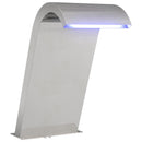 vidaXL Medence Vízesés Ezüst 47 x 31 x 60 cm Rozsdamentes Acél