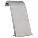 vidaXL Medence Vízesés Ezüst 47 x 31 x 60 cm Rozsdamentes Acél