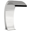 vidaXL Medence Vízesés Ezüst 60 x 30 x 70 cm Rozsdamentes Acél