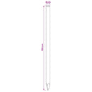 vidaXL Kerítoszlopok 15 db Zöld 150 cm Tömör Fenyőfa